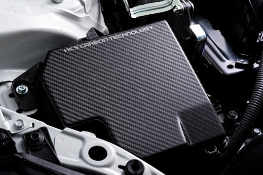 HKS Dry Carbon Fuse Box Cover
