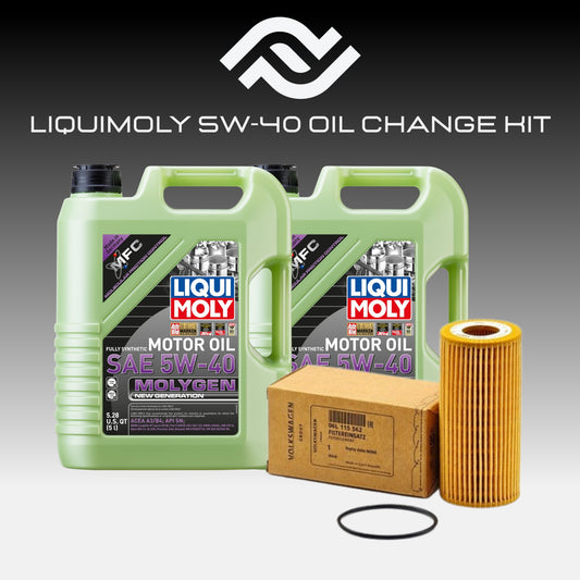 LiquiMoly Molygen 5W-40 Oil Change Kit (2 Jugs)