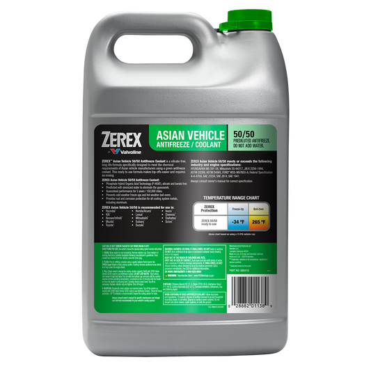 Zerex Asian Green Coolant - 1 Gallon (Pre-Mix)