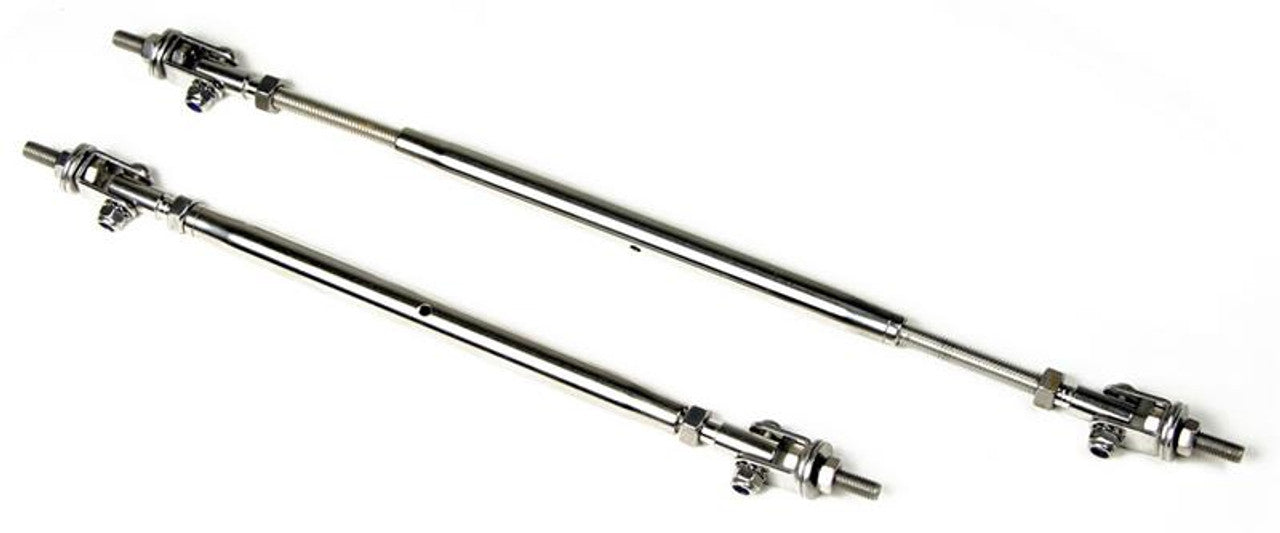APR Performance Carbon Fiber Wind Splitter w/ Rods