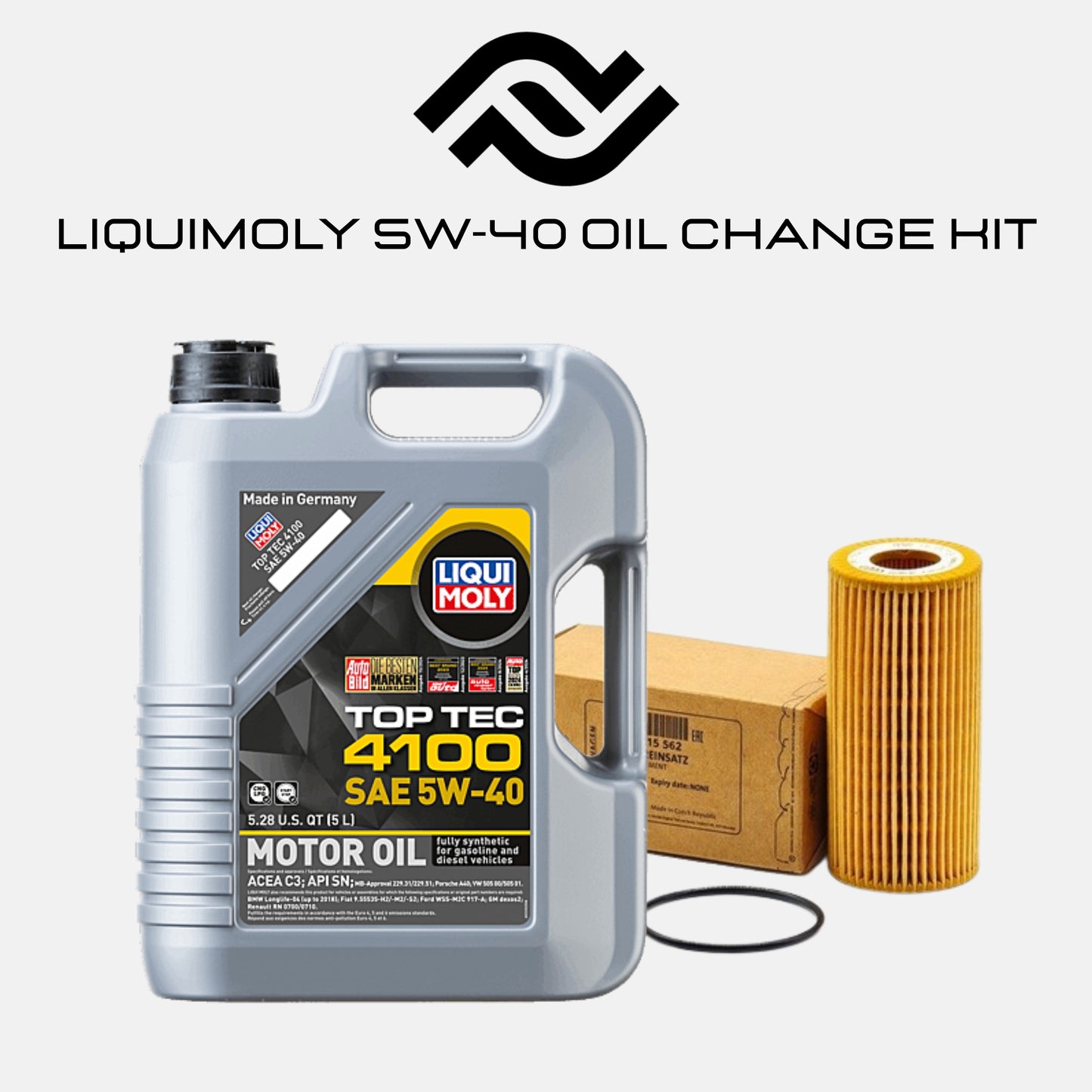 LiquiMoly Top Tec 4100 5W-40 Oil Change Kit