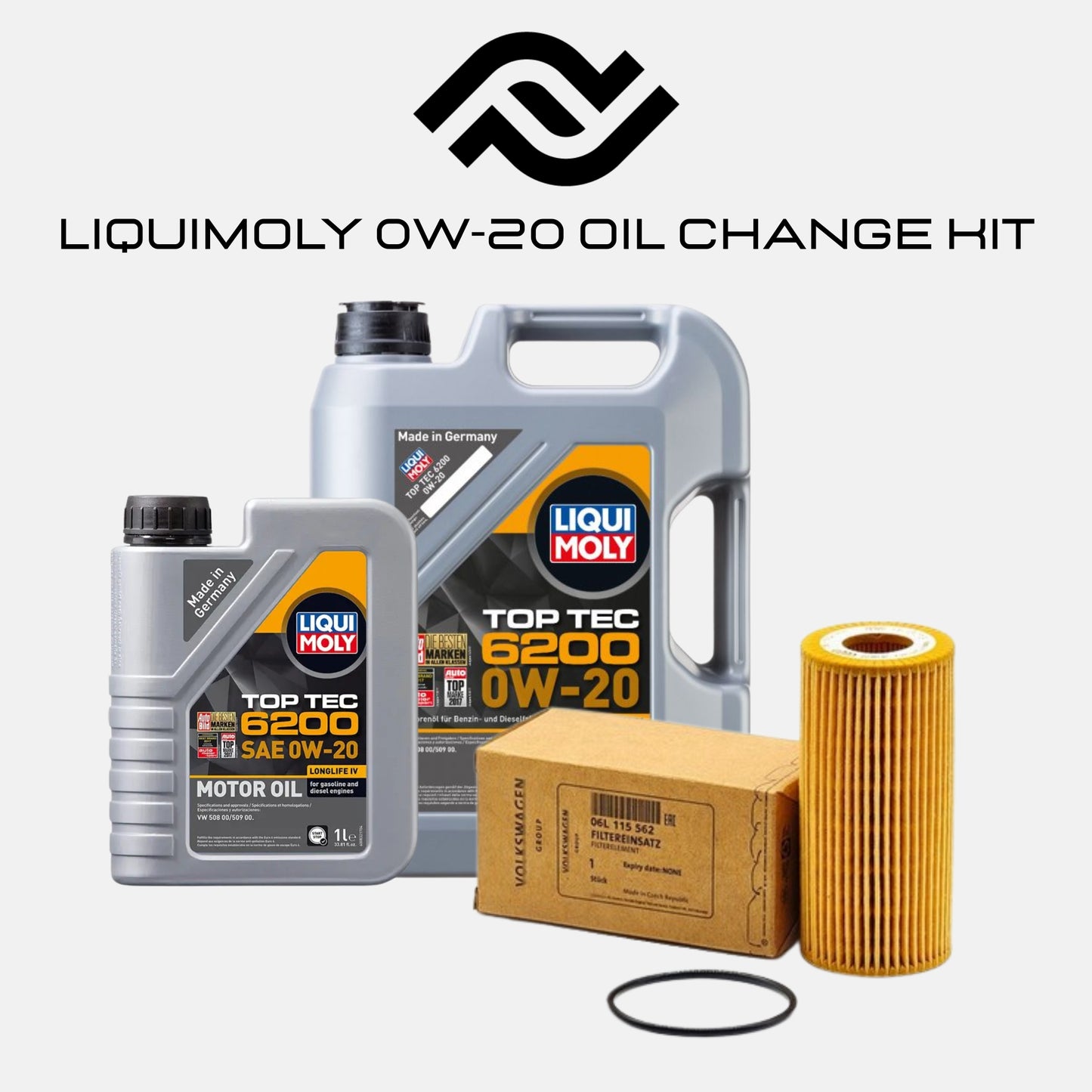 LiquiMoly Top Tec 6200 0W-20 Oil Change Kit (6 Litres)