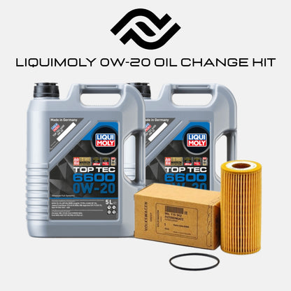 LiquiMoly Top Tec 6600 0W-20 Oil Change Kit (2 Jugs)