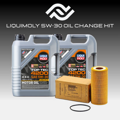 LiquiMoly Top Tec 4200 5W-30 Oil Change Kit (2 Jugs)