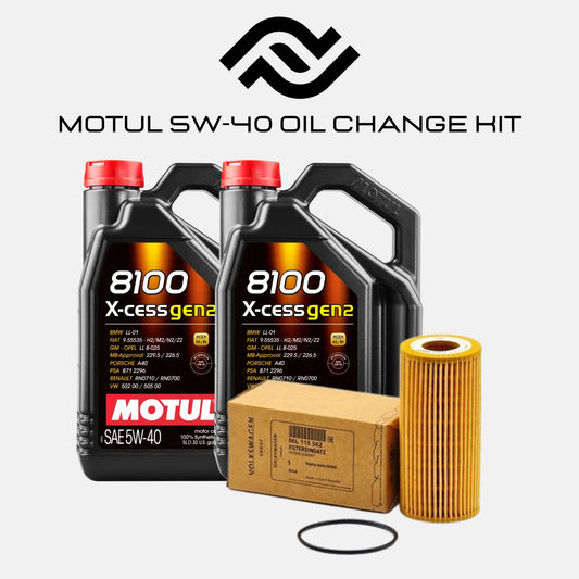 Motul 8100 X-Cess Gen2 5W-40 Oil Change Kit (2 Jugs)