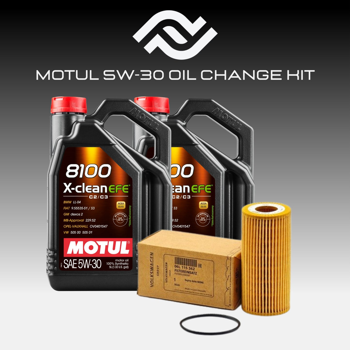 Motul X-Clean EFE 5W-30 Oil Change Kit (2 Jugs)