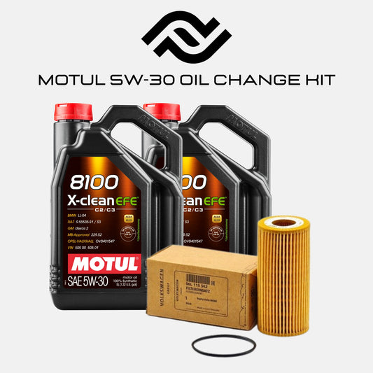 Motul X-Clean EFE 5W-30 Oil Change Kit (2 Jugs)