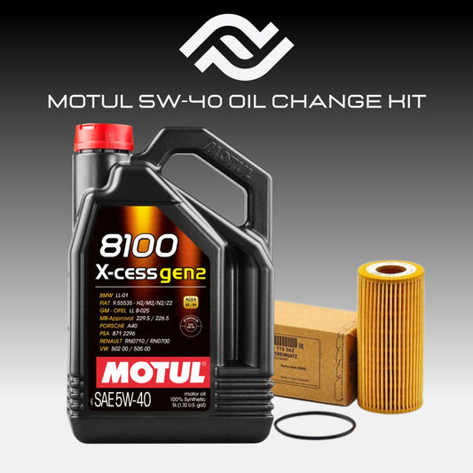 Motul 8100 X-Cess Gen2 5W-40 Oil Change Kit