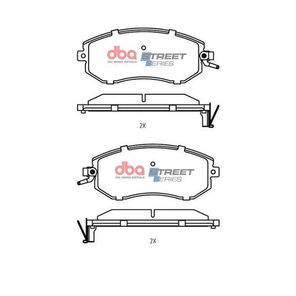 DBA Street Series SS Brake Pads (Front)