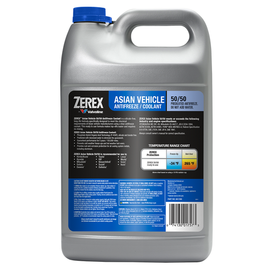 Zerex Asian Blue Coolant - 1 Gallon (Pre-Mix)